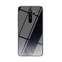 IVY Tempered Glass Starry Sky Case for Xiaomi Redmi Note 8 Pro Case - D