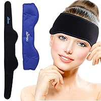 NEWGO Bundle of Jaw Ice Pack and Head Ice Pack Wrap