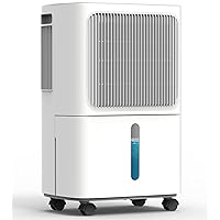 2500 Sq. Ft Dehumidifier for Basement, 34 Pint Dehumidifiers For Home, Large Room, Auto Drain or Manual Drainage, Digital Control Panel, Auto Defrost, 24H Timer, Child Lock