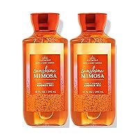 Bath & Body Works Sunshine Mimosa Shower Gel Gift Sets For Women 2 Pack (Sunshine Mimosa), 10.0 fluid_ounces, 20.0 Ounce
