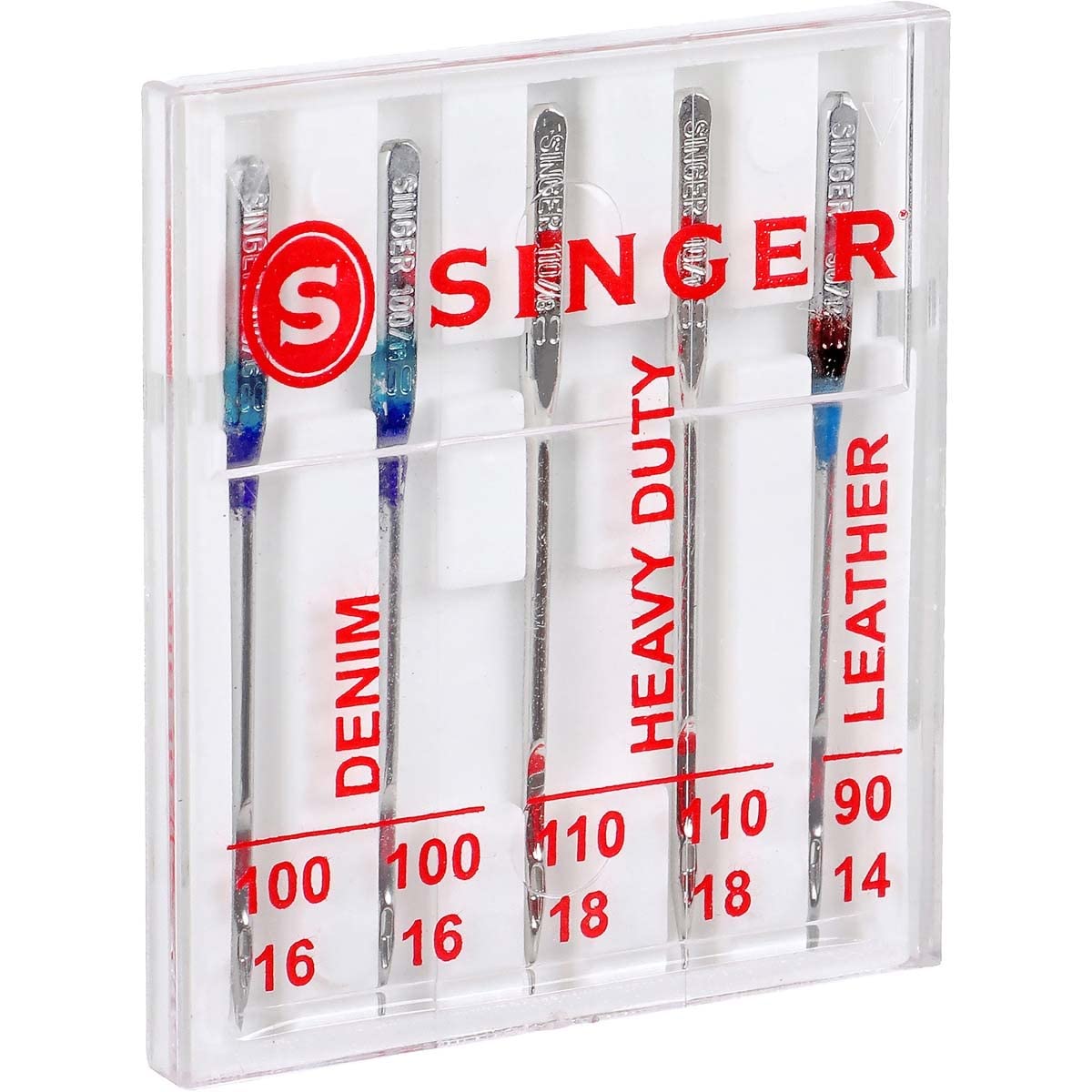 SINGER 04801 Universal Heavy Duty Sewing Machine Needles, 5-Count (Packaging May vary)