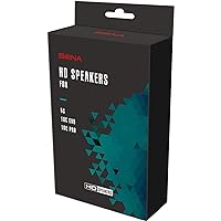 High Definition Speakers for Sena | Improved Bass and Clarity | Fits Sena 10C EVO and 10C Pro | Upgraded Sena Speakers,Black