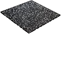 As known Gym Mat, Training Fitness Floor, 19.7 x 19.7 inches (50 x 50 cm), 0.8 inches (20 mm) Thick, 1 Piece