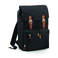 Bag base - sac à dos compartiment ordinateur portable - 18L - BG613 - VINTAGE LAPTOP BACKPACK - coloris noir