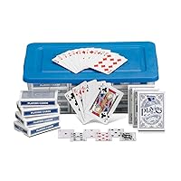 hand2mind Standard Index Playing Cards with Storage Tote, Teacher Supplies, Classroom Supplies for Teachers Elementary, Deck of Cards for Kids, Playing Cards Bulk, Poker Cards (Pack of 30)