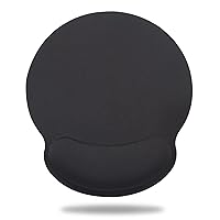 Ergonomic Mouse Pad with Wrist Rest Support, Large Smooth Mousepad with Nonslip Base & Pain Relief, Waterproof Easy Cleaning Mouse Mat for Laptop, Computer, Gaming, Office