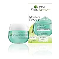 SkinActive Moisture Rescue Refreshing Gel-Cream for Normal/Combo Skin, Oil-Free, 1.7 Oz (50g), 1 Count (Packaging May Vary)