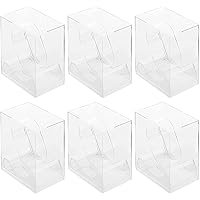 6pcs Clear Acrylic Watch Display Stand Boxes Single Watch Gift Box Jewelry Bracelet Storage Gift Case for Watches and Bracelets Professional and Fashion