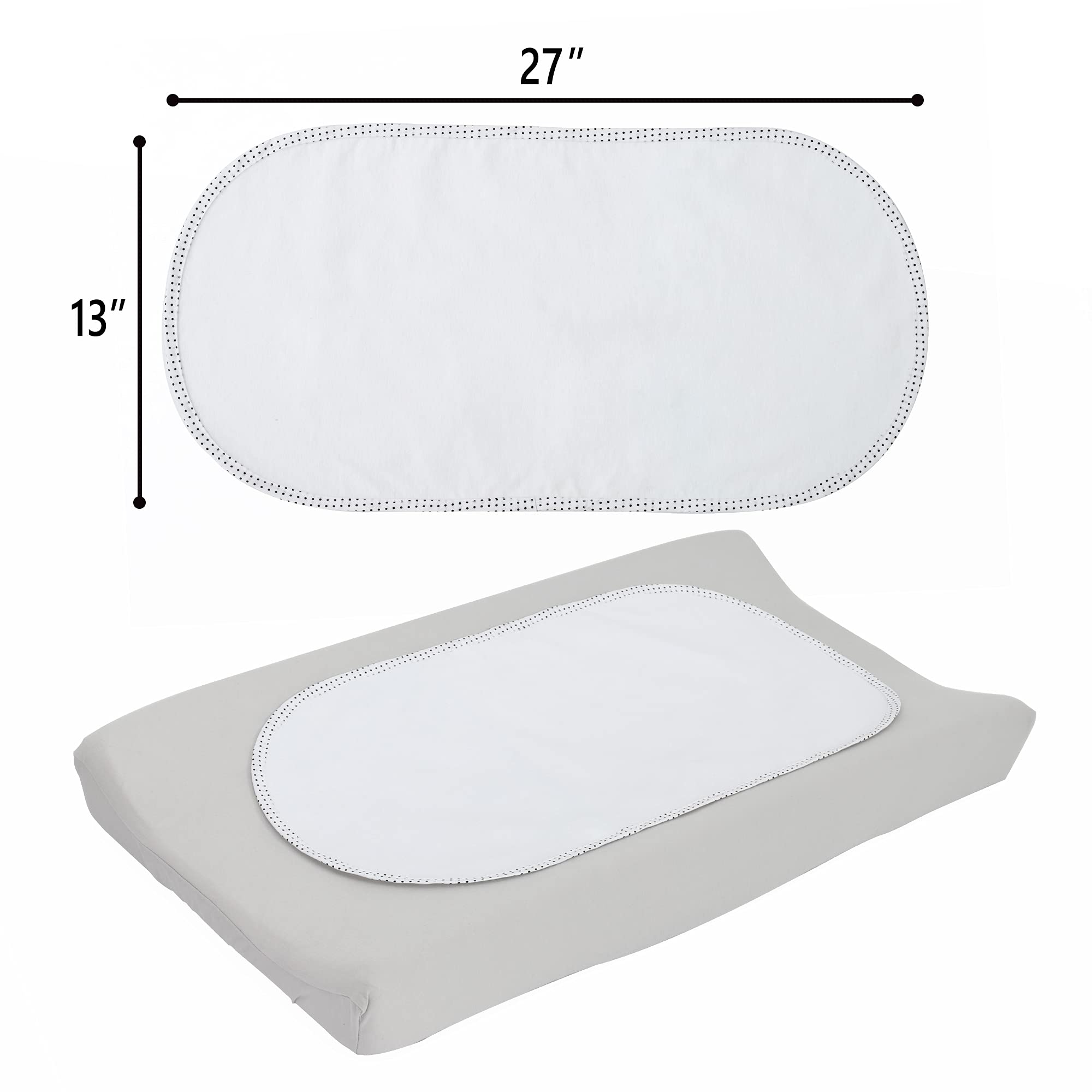 TILLYOU 6PK Larger Softer Changing Pad Liners Waterproof, 27