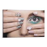 Posters Nail Care Poster Beauty Spa Decoration Poster Beauty Salon Poster Nail Salon (8) Canvas Painting Posters And Prints Wall Art Pictures for Living Room Bedroom Decor 16x24inch(40x60cm) Frame-st