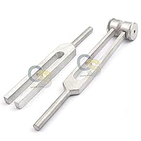 G.S Premium Tuning Fork with Weights - C 128 & C512 Without Weight - Instruments Best Quality