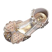 Fashion Spring And Summer Children Dance Shoes Girls Dress Performance Princess Shoes Rhinestone Pearl Bow Speak Boots