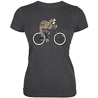 Animal World Bicycle Sloth Juniors Soft T Shirt