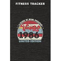 Fitness Tracker :36 Year Old Gifts Vintage 1986 Limited Edition 36th Birthday: Health and Fitness Journal to Track Meals, Workouts and Weight Loss for ... Reports & Mindfulness Prompts,Birthday Gifts
