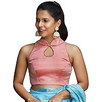 Women's Custom Readymade Blouse For Sarees Designer Bollywood Indian Customized Padded Stitched Crop Top Choli