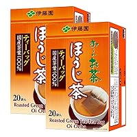 Oi Ocha Roasted Green Tea 1.4oz 20Bags x 2pcs Japanese Roasted Green Tea Tea Bag Ninjapo