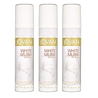 Jōvan White Musk for Women Cologne Body Spray, 2.5 oz - PACK OF 3