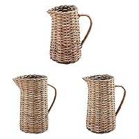 Mud Pie Willow Pitcher, Small, 6 3/4