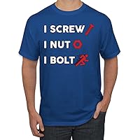 I Screw I Nut I Bolt Dad Joke Humor Men's T-Shirt