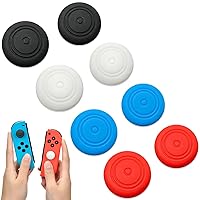 8Pcs Cute Soft Silicone Switch Joycon Thumb Grips Caps, Joystick Caps Compatible with Nintendo Switch/OLED/Switch Lite, Analog Stick Grips Button caps for Switch (B-Mix)
