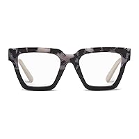 Peepers by PeeperSpecs Women's Take a Bow Square Blue Light Blocking Reading Glasses