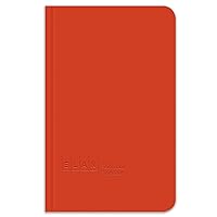 Elan Publishing Company E64-8x4 Field Surveying Book 4 ⅝ x 7 ¼, Bright Orange Cover (Pack of 6)