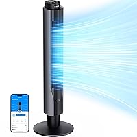 GoveeLife 42 Inch Smart Tower Fan, 25ft/s WiFi Fan with Aromatherapy Diffuser and Temperature Sensor, Oscillating Fan with 8 Speeds 4 Modes, 24H Timer Fan Tower, 27dB Quiet Floor Fan for Bedroom