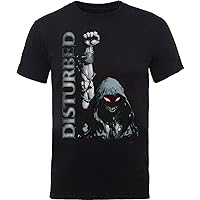 Disturbed Men's Up Yer Military Slim Fit T-Shirt Black