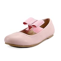 skyhigh Baby Girl's Ballet Flat Shoes Elastic Bow Strap Toddler Size Pink, Blue Color