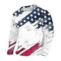 Men's T-Shirts Graphic Plus Size Long Sleeve Tops Trendy Designer 3D Printed Funny T Shirts Casual Hipster Tees Top