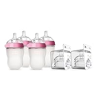 Growing Baby Bottle Set Pink