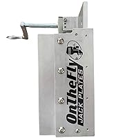 Adjustable Manual Boat Jack Plate – High Grade Marine Aluminum – Standard Unit - for up to 30hp Outboard Motors – by On The Fly Jack Plates