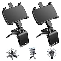 Dashboard Cell Phone Holder,Dashboard Cell Phone Holder 2Pcs Universal 360° Rotating Non-slip Car Phone Mount Replacement Foldable Multipurpose Clip On Cell Phone Car Mount for 4-7 inch Phones