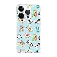 Music Tapes in Retro 80s Style Phone Cases Cute Fashion Protective Cover Soft Silicone TPU Shell Compatible with iPhone 15 iPhone 15 Plus iPhone 15 Pro iPhone 15 Pro Max