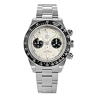 San Martin 40mm SN052 BB Sports Men Chronograph Watch Sapphire Glass Fashion Seagull ST1901 Manual Mechanical Wristwatches
