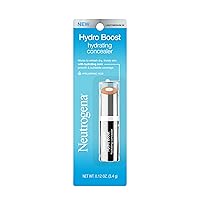 Hydro Boost Hydrating Concealer Stick for Dry Skin, Oil-Free, Lightweight, Non-Greasy and Non-Comedogenic Cover-Up Makeup with Hyaluronic Acid, 30 Light/Medium, 0.12 Oz