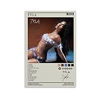 Uasewy Tyla Poster Tyla Album Cover Posters Poster Decorative Painting Canvas Wall Art Living Room Posters Bedroom Painting 08x12inch(20x30cm)