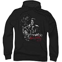 Elvis Presley Men's Show Stopper Hooded Sweatshirt Black
