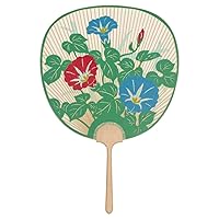 Made in Japan 1101 Extra Large Oval-shaped Fan Yunagi Double Sided Watermark