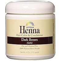 Rainbow Research Henna Hair Color and Conditioner Persian Dark Brown Sable - 4 oz