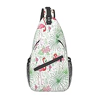 Sling Bag Absctract Geometric Pattern Space Crossbody Backpack Shoulder Bag Casual Daypacks For Women