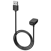 AWINNER Charger Compatible for Fitbit Charge 6/Charge 5/Luxe Cable,Smartwatch Magnetic Fast Charging Cable [Portable] (1.6 ft)