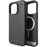 ZAGG Gear4 Havana Snap Apple iPhone 14 Max Pro, D30 Drop Protection Up to (10ft/3m), Wireless Charging Compatible, Reinforced Top, Bottom & Edges - Black