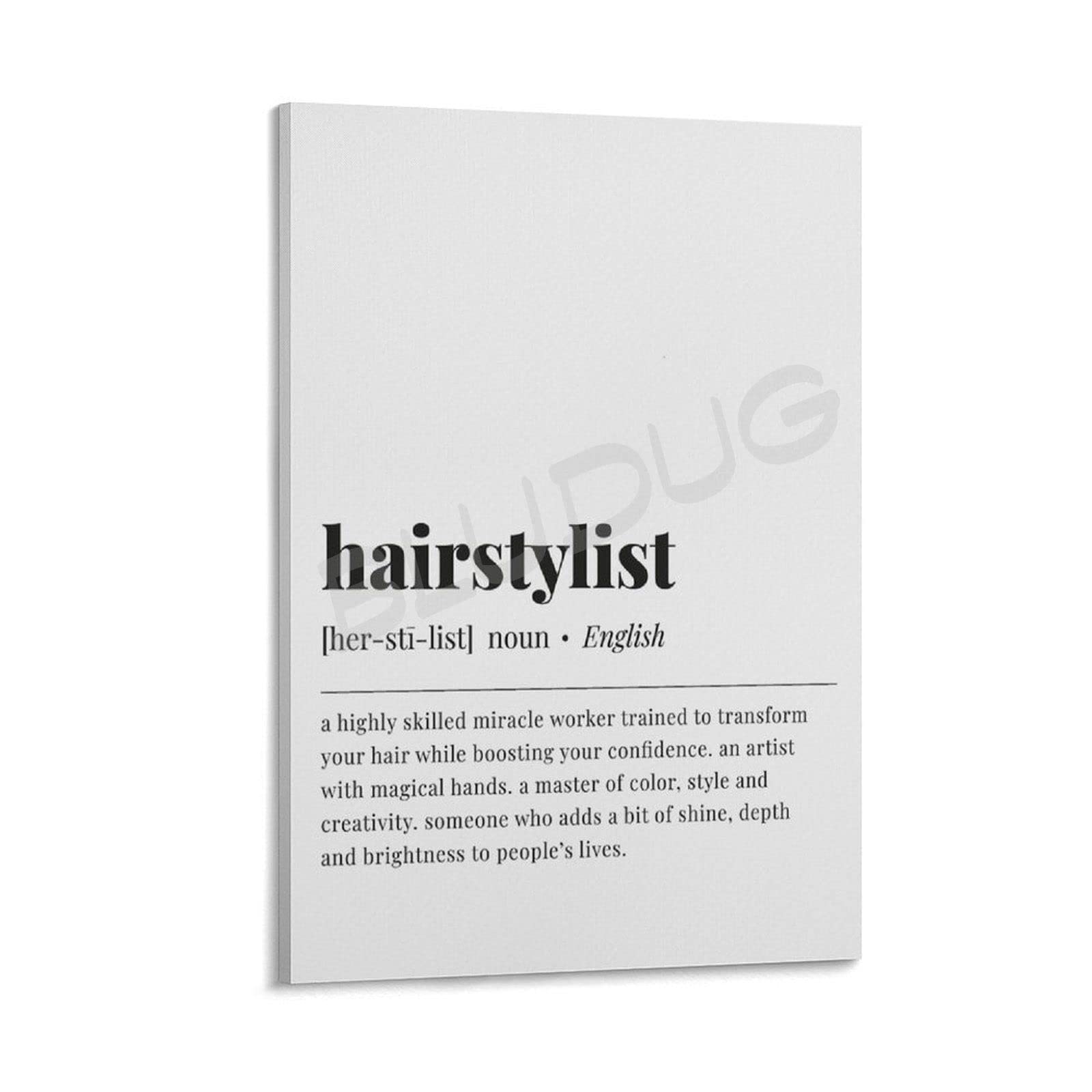 Mua BLUDUG Hairstylist Define Quote Poster Hair Salon Decoration ...