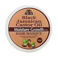 Black Jamaican Castor Oil Hair Masque | For All Hair Types & Textures | Prevent Damage for Maximum Growth | Moisturizes & Regrows Strong Hair | Free of Parabens, Silicones, Sulfates | 2 oz