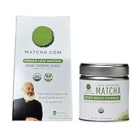 Matcha Kari Matcha Tea Bags + 30g Barista Tin Bundle - 20 Pack Matcha Green Tea Bags and 30 grams Barista Grade Matcha Powder