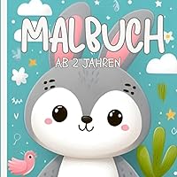 Tiere Malbuch Tiere Malbuch für Kinder ab 2 Jahren: Tierbuch ab 2 Jahr,für kinder Mädchen und Jungen (German Edition)