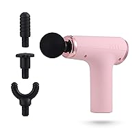 ELLE Massage Gun Deep Tissue, 32 Intensity Levels, Quick Charge, LED Display, Portable Handheld Percussion Massage Gun with 4 Massage Heads for Muscle Relief