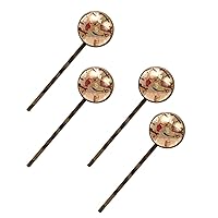 Parrot Voyage Hair Pins Set, Stainless Steel Hair Clips Hair Clamps Bobby Hair Pins for Girls Women Headwear Accessories