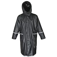Kids Water Proof Rain Coat with Reflector - Juniors Premium Rain Jacket - Unisex